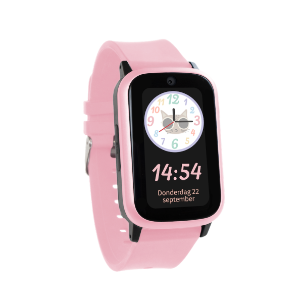 DE horloge-CLOCK-Roze7